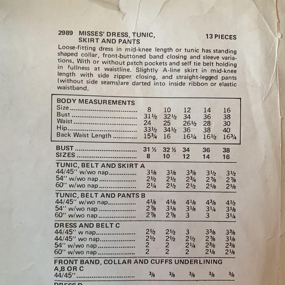 Vintage Vogue’ S Basic Design Pattern - image 4